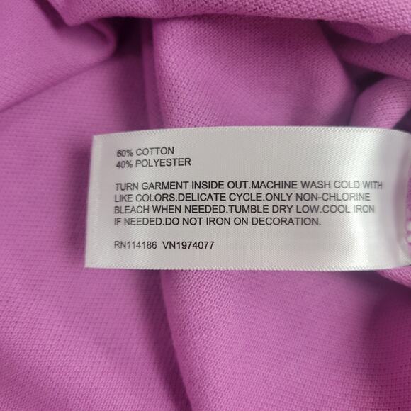 Prince Pickleball Women's Short Sleeve Cropped T-Shirt - Purple XXL - Picture 6 of 7